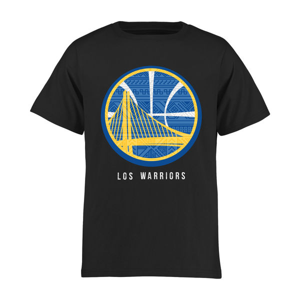 NBA Golden State Warriors Youth Noches Enebea TShirt Black->nba t-shirts->Sports Accessory